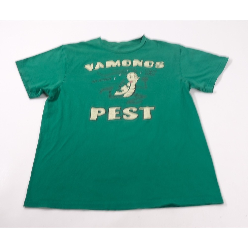 Breaking Bad T Shirt Womens Medium Green Vamonos Pest Graphic Short Sleeve Tee